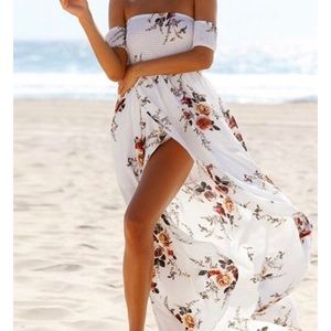 Brand new! Off the shoulder maxi dress